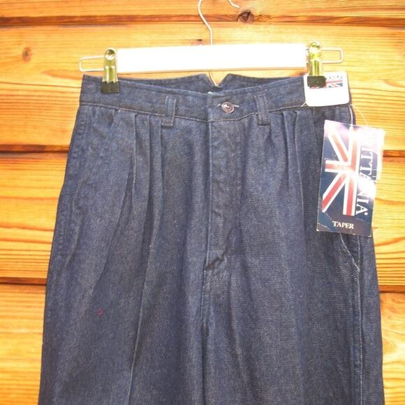 NWT Vintage 80's High Rise Tapered Leg Jea… - Picture 3 of 7